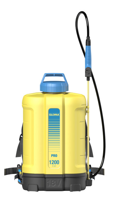 Gloria Pro 1200 li-on ryggsprøyte 12 liter